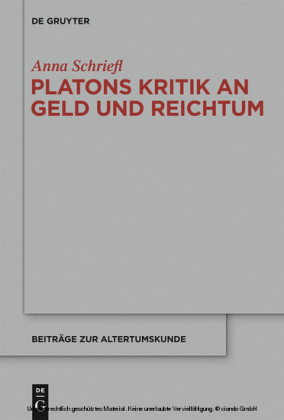 Platons Kritik an Geld und Reichtum