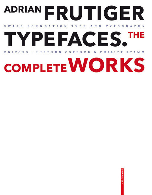 Adrian Frutiger - Typefaces main product photo