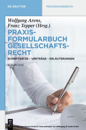 Praxisformularbuch Gesellschaftsrecht