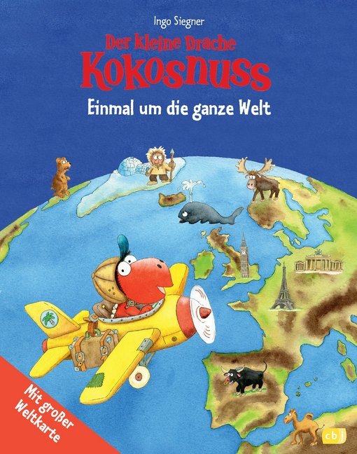 Der kleine Drache Kokosnuss - Einmal um die ganze Welt, Kinderatlas main product photo