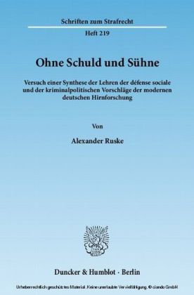 Ohne Schuld und Sühne.