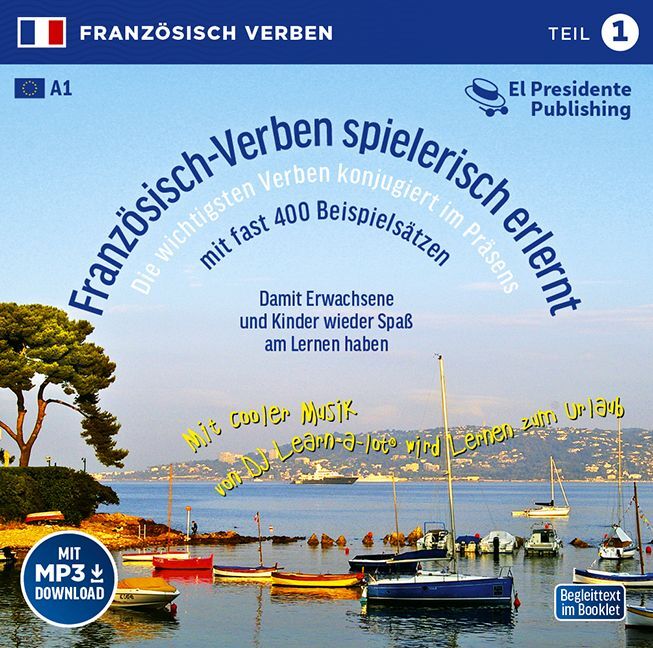 Französisch-Verben spielerisch erlernt - Konjugationen im Präsens, Audio-CD. Tl.1 main product photo