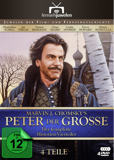 Peter der Große - Der komplette Vierteiler, 4 DVDs main product photo