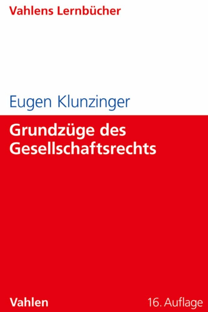 Grundzüge des Gesellschaftsrechts main product photo