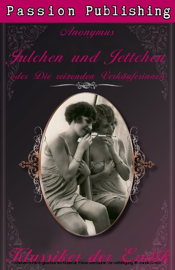 Klassiker der Erotik 15: Julchen und Jettchen main product photo