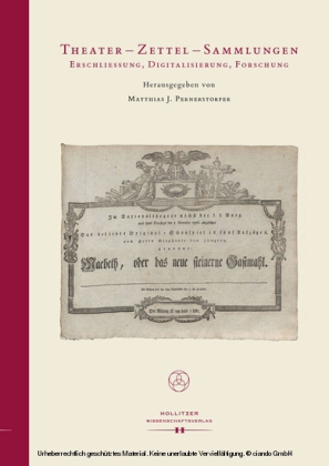 Theater - Zettel - Sammlungen