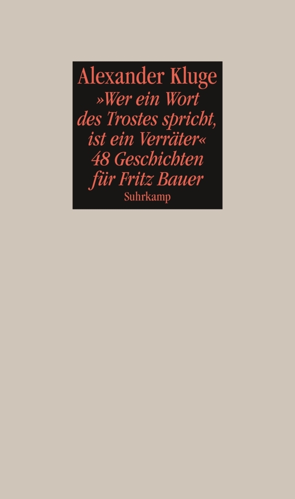 »Wer ein Wort des Trostes spricht, ist ein Verräter« main product photo