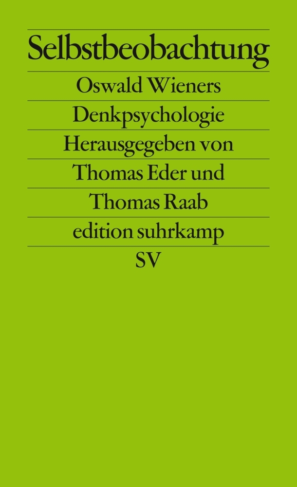 Selbstbeobachtung main product photo