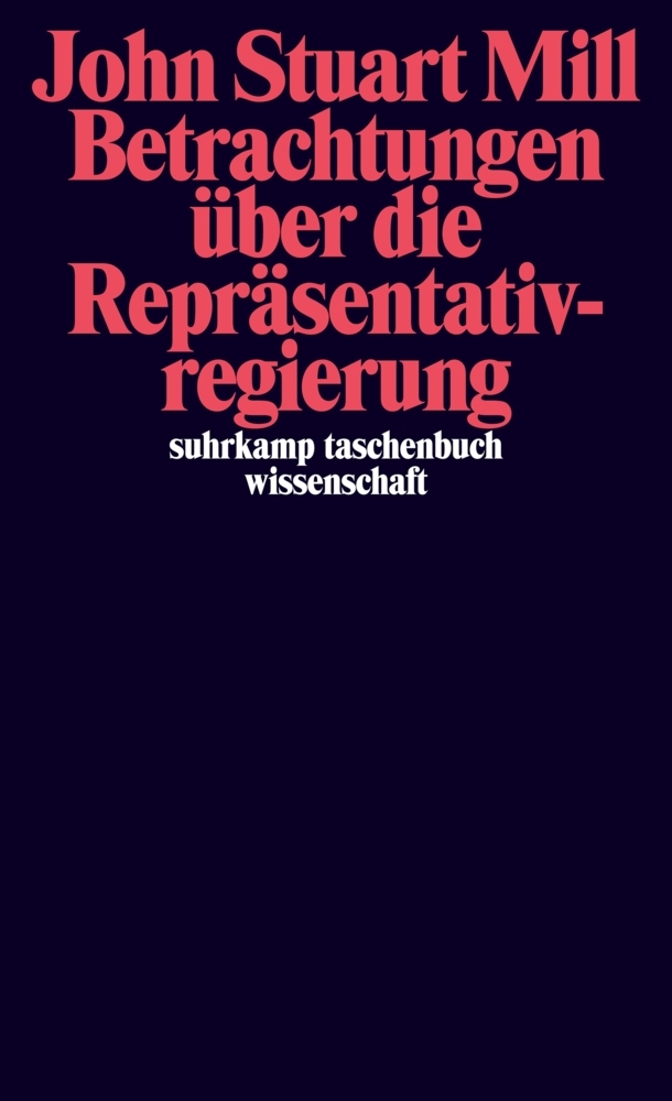 Betrachtungen über die Repräsentativregierung main product photo