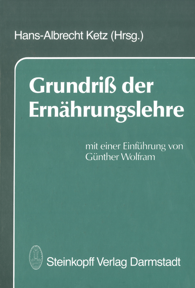 Grundriß der Ernährungslehre main product photo