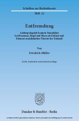Entfremdung.