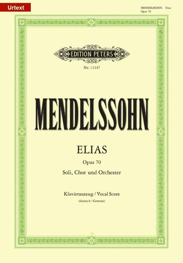 Elias op.70, Klavierauszug main product photo
