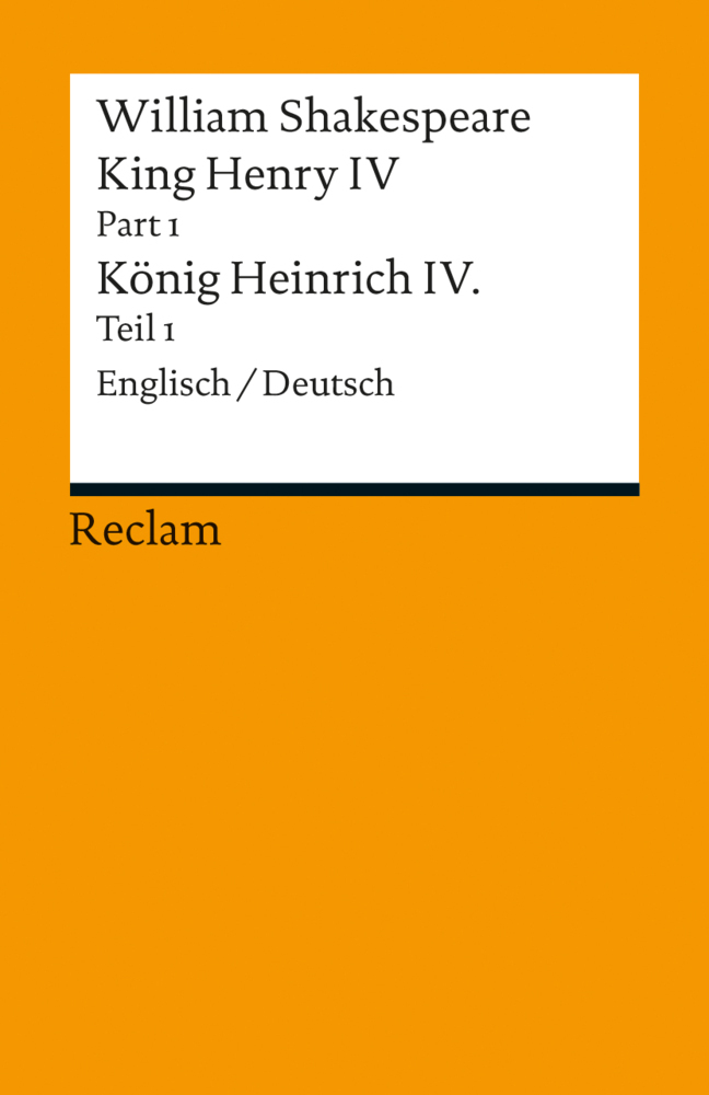 King Henry IV, Part 1 / Heinrich IV., Teil 1. Englisch/Deutsch. Pt./Bd.1 main product photo
