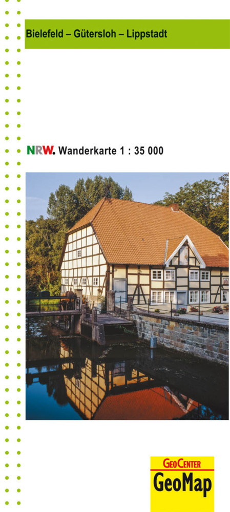 Bielefeld, Gütersloh, Lippstadt Wanderkarte NRW main product photo
