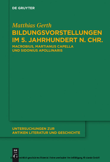 Bildungsvorstellungen im 5. Jahrhundert n. Chr. main product photo