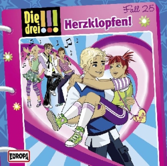 Die drei !!! - Herzklopfen!, 1 Audio-CD