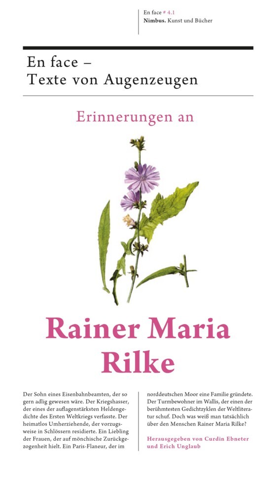 Erinnerungen an Rainer Maria Rilke, 3 Teile main product photo