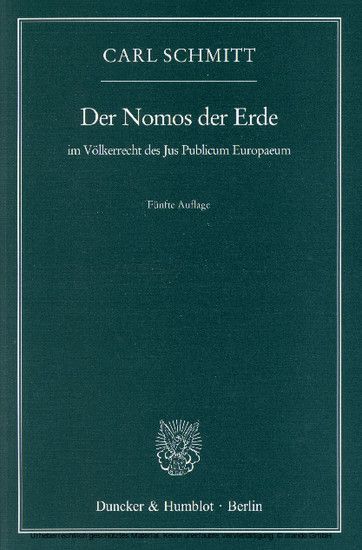 Der Nomos der Erde main product photo