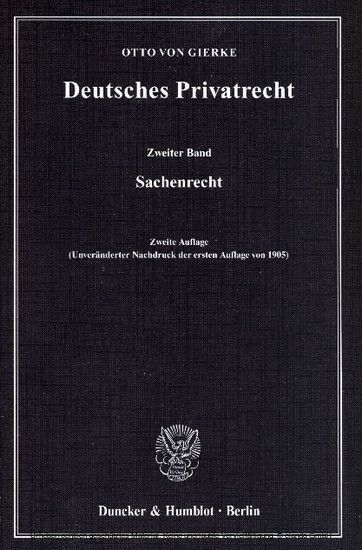 Deutsches Privatrecht. main product photo