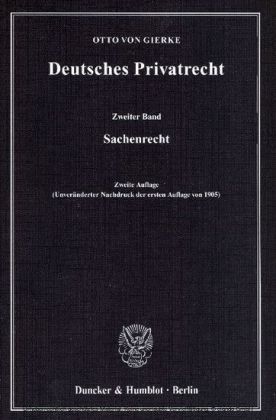 Deutsches Privatrecht.