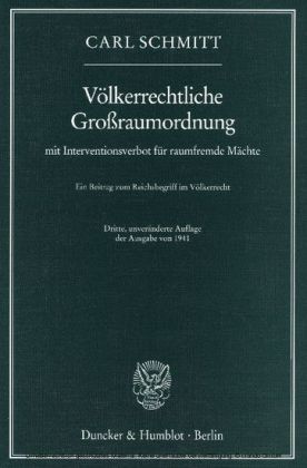 Völkerrechtliche Großraumordnung