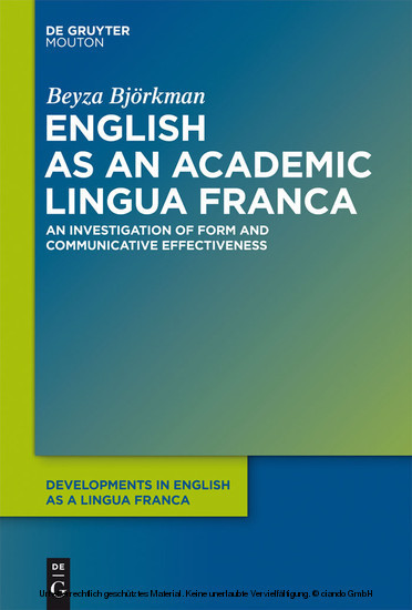 English as an Academic Lingua Franca main product photo