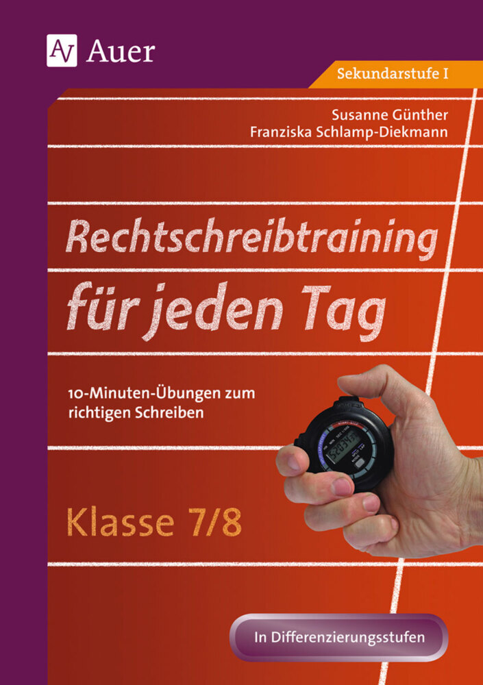 Rechtschreibtraining für jeden Tag, Klasse 7/8 main product photo