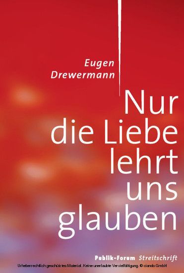 Nur die Liebe lehrt uns glauben main product photo