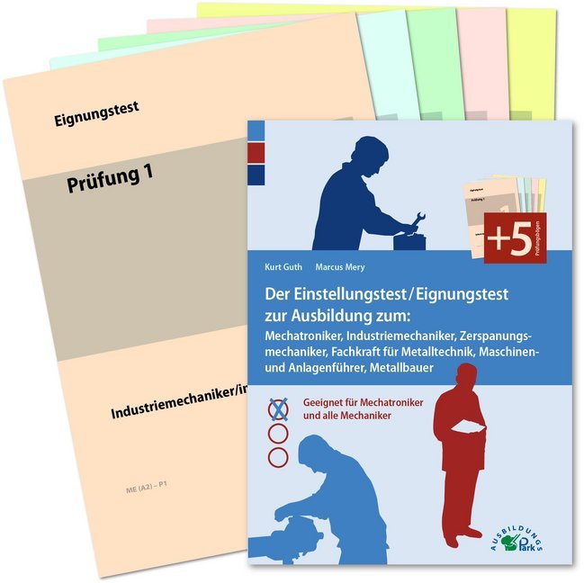 Der Eignungstest / Einstellungstest zur Ausbildung zum Mechatroniker, Industriemechaniker, Zerspanungsmechaniker, Teilezurichter, Maschinen- und Anlagenführer, Metallbauer main product photo