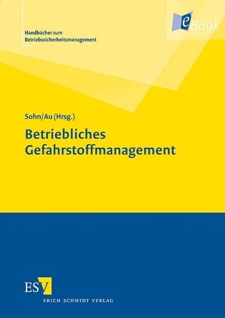 Betriebliches Gefahrstoffmanagement main product photo