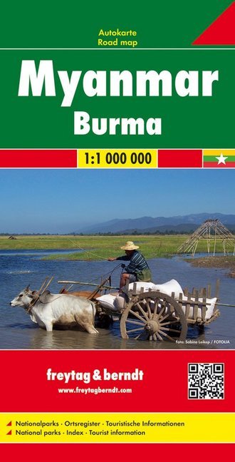 Freytag & Berndt Autokarte Myanmar / Burma main product photo