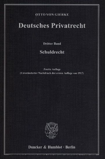 Deutsches Privatrecht. main product photo