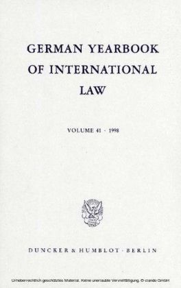 German Yearbook of International Law / Jahrbuch für Internationales Recht.