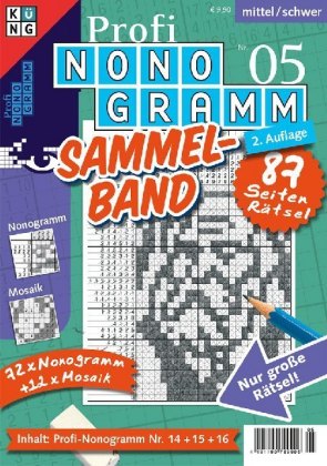 Profi-Nonogramm 3er-Band Nr. 5. Nr.5