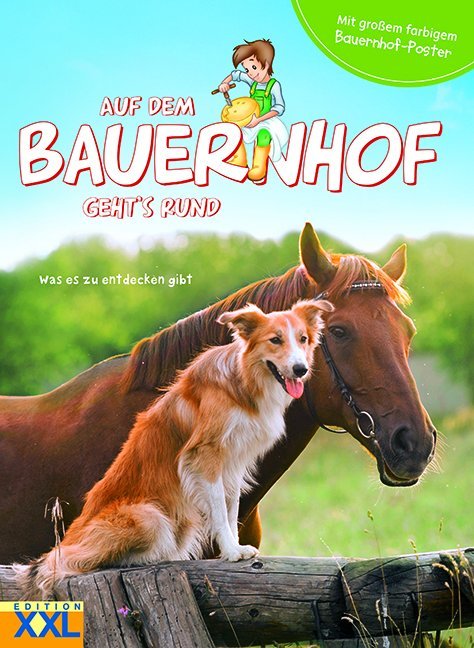 Auf dem Bauernhof geht´s rund - mit großem farbigem Bauernhof-Poster, m. 1 Beilage main product photo