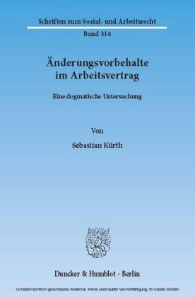 Änderungsvorbehalte im Arbeitsvertrag.