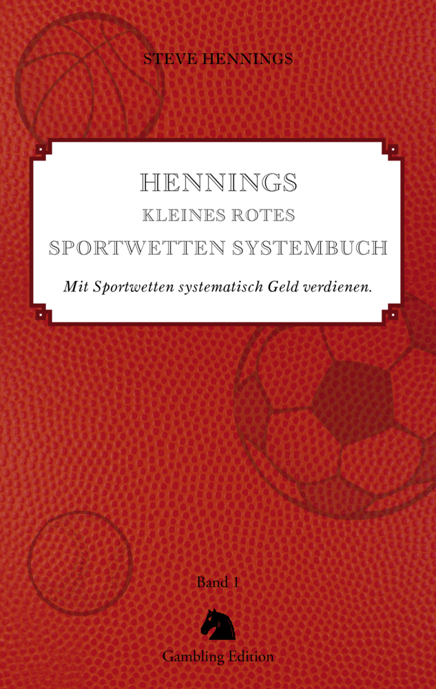 Hennings kleines rotes Sportwetten Systembuch main product photo