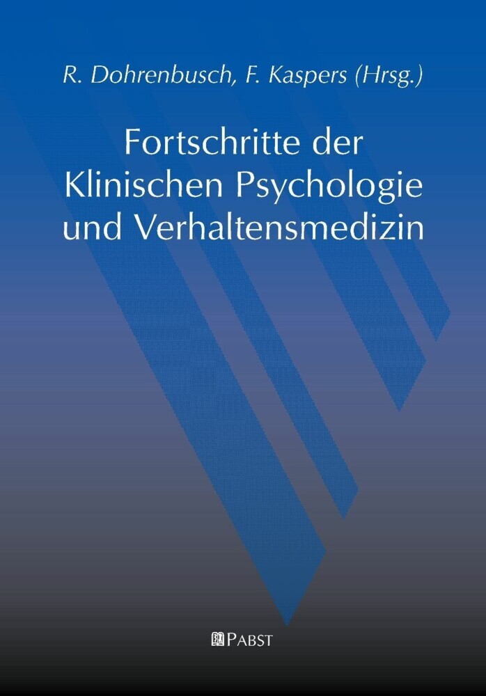 Fortschritte der Klinischen Psychologie und Verhaltensmedizin main product photo