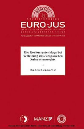Die Konkurrentenklage bei Verletzung des europäischen Subventionsrechts main product photo
