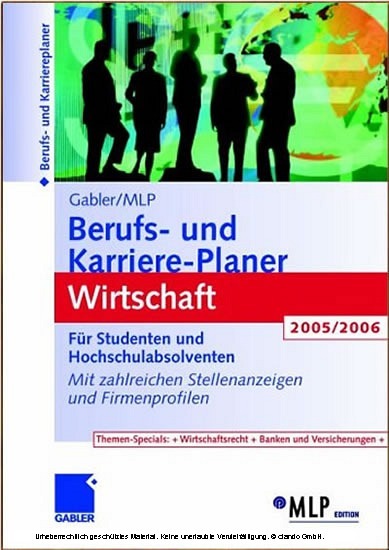 Berufs- und Karriere-Planer: Wirtschaft 2005/2006 main product photo