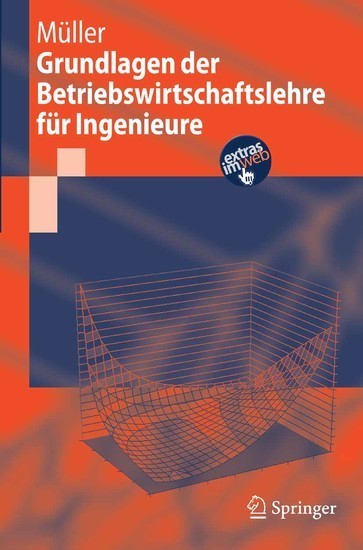 Grundlagen der Betriebswirtschaftslehre für Ingenieure main product photo