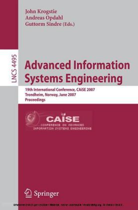 Advanced Information Systems Engineering main product photo