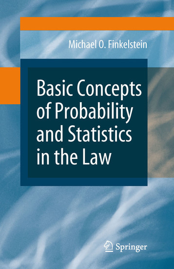 Basic Concepts of Probability and Statistics in the Law main product photo