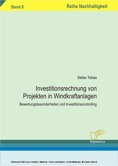 Investitionsrechnung von Projekten in Windkraftanlagen main product photo