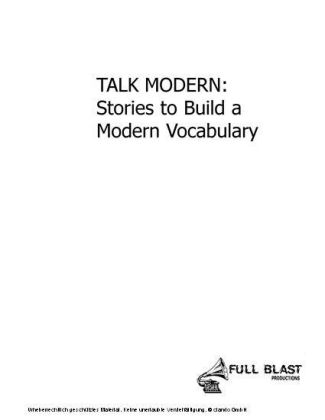 Talk Modern: Stories to Build a Modern Vocabulary