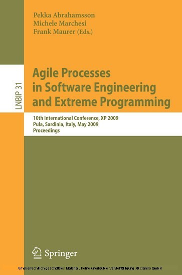Agile Processes in Software Engineering and Extreme Programming main product photo