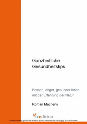 Ganzheitliche Gesundheitstips
