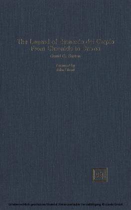 The Legend of Bernardo del Carpio