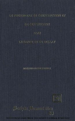 Le Phénomène de Construction et de Destruction dans 'Le Songe de Du Bellay' main product photo