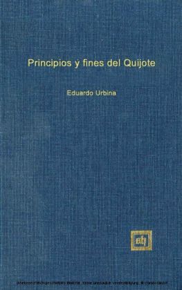 Principios y fines del "Quijote"